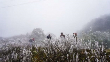 Vùng núi Lào Cai rét đậm, rét hại; đề phòng mưa tuyết, băng giá