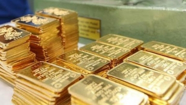 Giá vàng miếng tăng trên thị trường thế giới