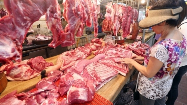 Giá lợn tại Trung Quốc đã giảm hơn 12%