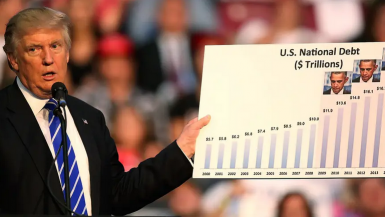 Nợ khổng lồ thời Tổng thống Trump dù không phát động cuộc chiến nào