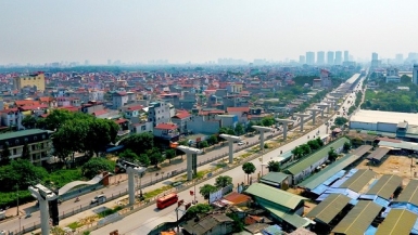 Đường sắt trên cao Nhổn – Ga Hà Nội dự kiến khai thác năm 2020