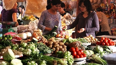 Hà Nội: Giá thực phẩm, rau củ tăng khoảng 30-50% so với trước Tết