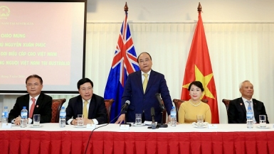 Thủ tướng gặp gỡ kiều bào tại Australia