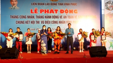 Phát động tháng công nhân tỉnh Vĩnh Phúc năm 2022