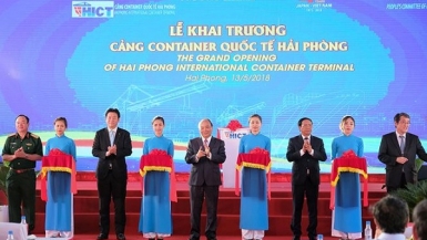 Thủ tướng dự khai trương Cảng container quốc tế Hải Phòng