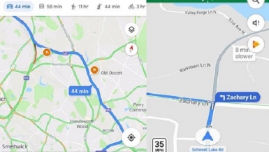 Google Maps cảnh báo các điểm bắn tốc độ trên đường