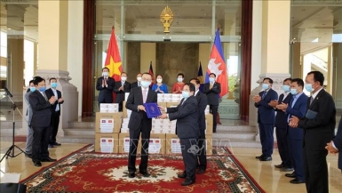 Campuchia cảm ơn Quốc hội Việt Nam tặng quà phòng chống dịch COVID-19