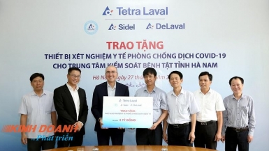 Tetra Laval tặng thiết bị y tế trị giá 2 tỷ đồng cho CDC Hà Nam