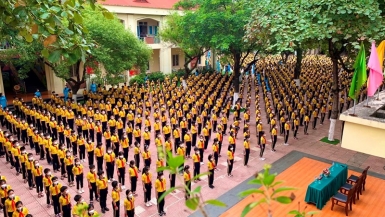 Phòng GD-ĐT TP Vĩnh Yên tổ chức cuộc thi Hoạt động tập thể giữa giờ năm 2021-2022