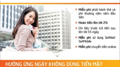 Hưởng ứng tháng không dùng tiền mặt với các ưu đãi hấp dẫn tại SeABank