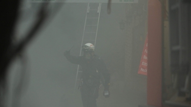 Cháy lớn tại khách sạn giữa phố cổ Hà Nội