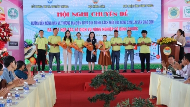 Ra mắt Hợp tác xã Dịch vụ nông nghiệp số đầu tiên của tỉnh Bình Phước