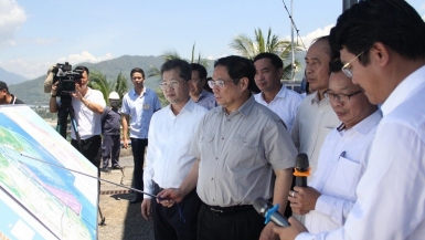 Thủ tướng Chính phủ Phạm Minh Chính khảo sát các dự án lớn tại Đà Nẵng