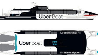 Uber chính thức cung cấp dịch vụ đi thuyền tại London
