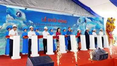 Bạc Liêu khởi công xây dựng nhà máy điện gió Hòa Bình