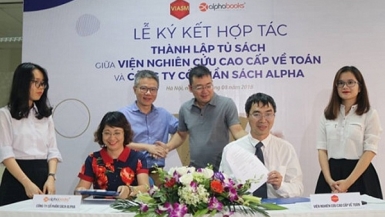 Ra mắt tủ sách về toán học đầu tiên tại Việt Nam