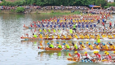 Quảng Bình: Lễ hội đua, bơi thuyền được công nhận di sản văn hóa phi vật thể quốc gia
