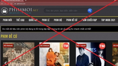 Website phim lậu và chiêu trò “ve sầu thoát xác”