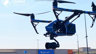 Walmart ra mắt bộ dụng cụ thử nghiệm Covid-19 bằng máy bay không người lái