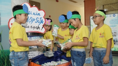 Mở rộng chương trình tái chế vỏ, hộp giấy tại 1.600 trường học