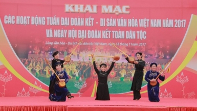 Tuần “Đại đoàn kết các dân tộc – Di sản văn hóa Việt Nam” năm 2018