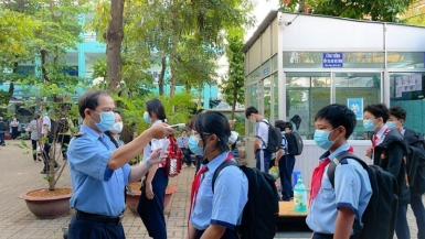 Từ ngày 20/10, hai trường đầu tiên tại TP Hồ Chí Minh dạy học trực tiếp trở lại