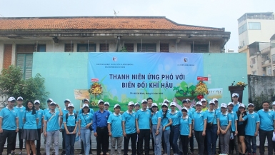 Thanh niên ứng phó với biến đổi khí hậu