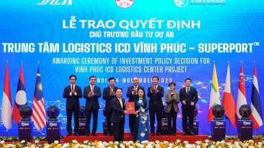 Thủ tướng khởi động mạng lưới Logistics thông minh ASEAN (ASLN) với dự án “Trung tâm Logistics ICD Vĩnh Phúc”