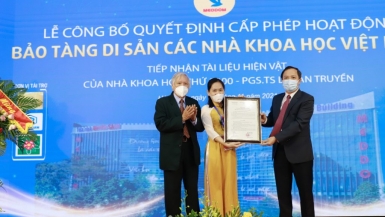 Ra mắt Bảo tàng Di sản các nhà khoa học Việt Nam