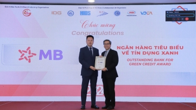 MB được vinh danh 'Ngân hàng Việt Nam tiêu biểu 2024'