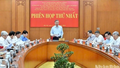 Kết luận của Bộ Chính trị, Ban Bí thư về triển khai nghiên cứu, đề xuất tiếp tục sắp xếp tổ chức bộ máy của hệ thống chính trị