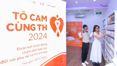 Tô cam cùng TH 2024: Đóng góp vào Quỹ hỗ trợ sinh kế cho nạn nhân của bạo lực giới