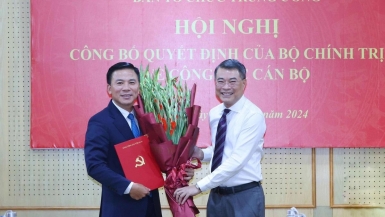 Bí thư Tỉnh uỷ Thanh Hóa Đỗ Trọng Hưng làm Phó Ban Tổ chức Trung ương