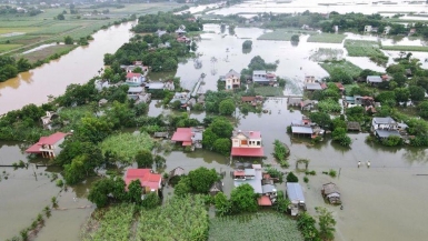 Thanh Hoá: Hàng trăm hộ dân ở huyện Thạch Thành bị cô lập do lũ