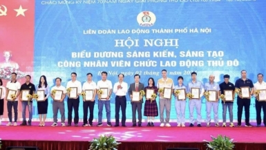 Biểu dương sáng kiến, sáng tạo công nhân viên chức lao động Thủ đô năm 2024