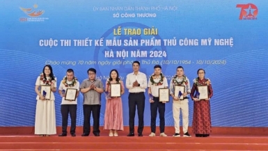 Hà Nội trao giải Cuộc thi thiết kế mẫu sản phẩm Thủ công mỹ nghệ 2024