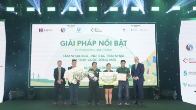 Trao giải cuộc thi “Giải pháp đổi mới tuần hoàn Nhựa 2024”