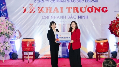 Edu24h tiếp tục đồng hành cùng thanh niên địa phương vươn ra thế giới