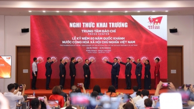 Ra mắt Trung tâm Báo chí phục vụ lễ kỷ niệm 80 năm Quốc khánh 2/9