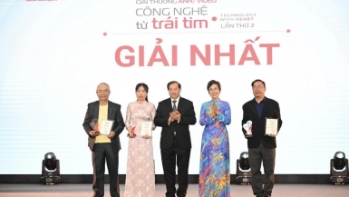 Trao giải thưởng ảnh/video “Công nghệ từ trái tim” lần thứ 2