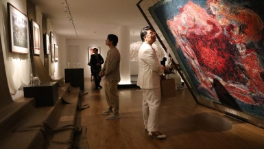 Triển lãm “Sợi” của Thảo Nguyên Phương: Khi sợi vải biết kể chuyện