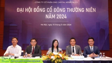 ĐHĐCĐ One Capital Hospitality (OCH): Mục tiêu 1.078 tỷ đồng doanh thu và 63,38 tỷ đồng lợi nhuận trước thuế