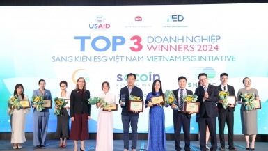 Công bố và vinh danh các doanh nghiệp đạt giải “Sáng kiến ESG Việt Nam 2024”