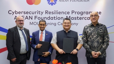 Mastercard và Quỹ ASEAN ký Biên bản ghi nhớ khởi động Chương trình Nâng cao năng lực an ninh mạng trong toàn khu vực
