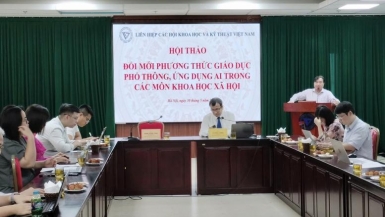 VUSTA: Đổi mới phương thức giáo dục phổ thông, ứng dụng AI trong các môn khoa học xã hội