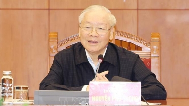Tổng Bí thư Nguyễn Phú Trọng chủ trì phiên họp đầu tiên Tiểu ban Nhân sự Đại hội XIV của Đảng