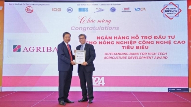 Agribank được vinh danh 3 giải thưởng Ngân hàng Việt Nam tiêu biểu 2024