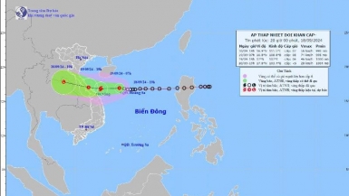 Tập trung ứng phó áp thấp nhiệt đới có khả năng mạnh lên thành bão và mưa lũ