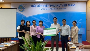 Quỹ giải thưởng Nguyễn Thị Định nhận phần quà trị giá gần 1 tỷ đồng từ Tập đoàn Du lịch Lữ hành Bắc Trung Nam