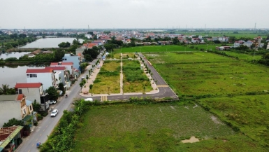 Lô đất 100 triệu đồng/m2 bị bỏ cọc ở Thanh Oai được trả tới hơn 90 triệu đồng/m2 khi đem đấu giá lại